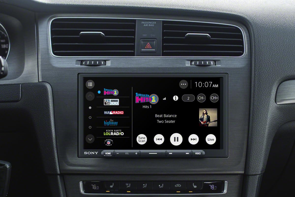 Sony XAV-AX3700 6.95" Touchscreen Car Stereo – Apple CarPlay, Android Auto, Bluetooth, Rear Camera Ready