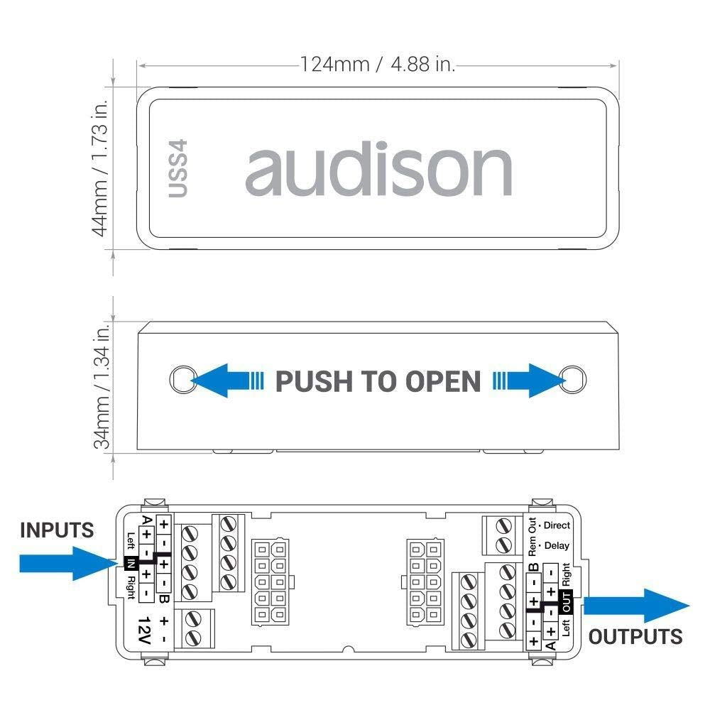Audison USS 4 4-Channel Universal Speaker Simulator