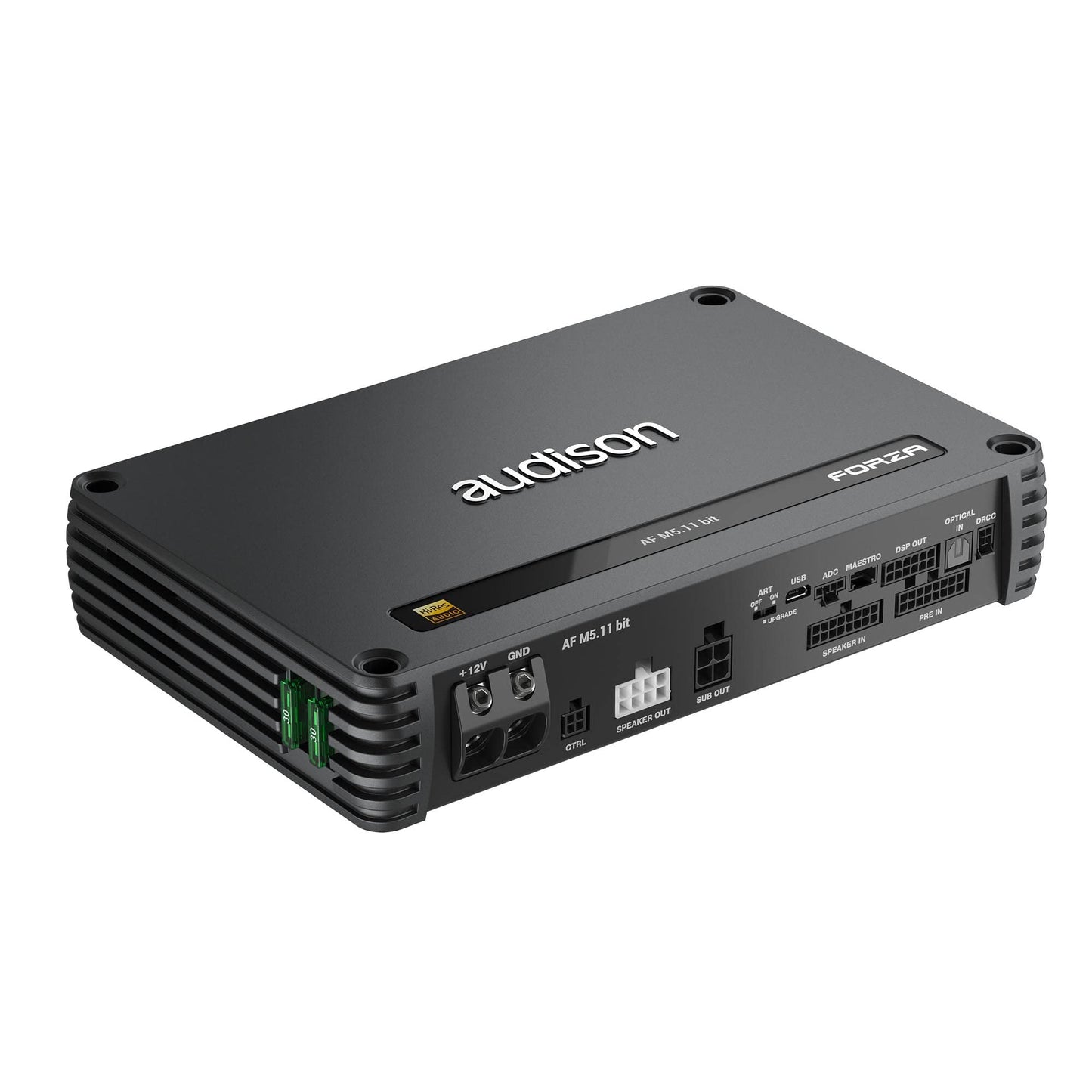 Audison AFM5.11bit 1200W 5-Channel Amplifier with DSP, 100W x 4 + 400W at 4 Ohms