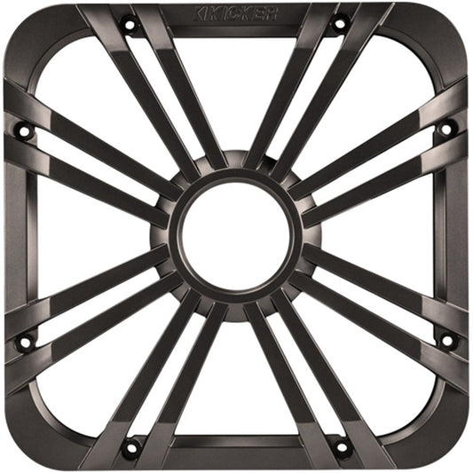 Kicker 12-inch (30cm) Square Subwoofer Grille for 11S12L7 LED Charcoal