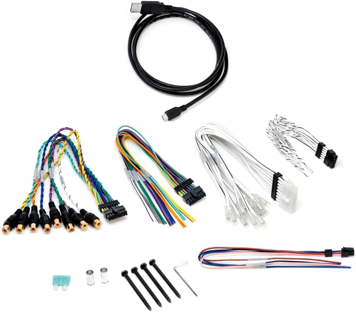 Audison AF-C8.14-bit 8-Channel Amplifier with 14-Channels of DSP - 1,120 Watts