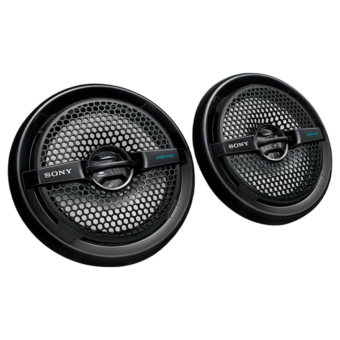 Sony XS-MP1611 Dual Cone Marine Speakers, Black
