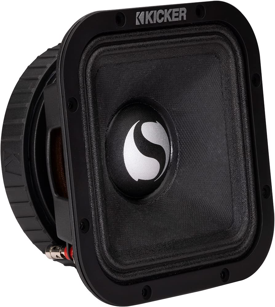 Kicker 49ST7MR4 7" Street Series Square Mid-Bass, Pair, 4 Ohm, Pair