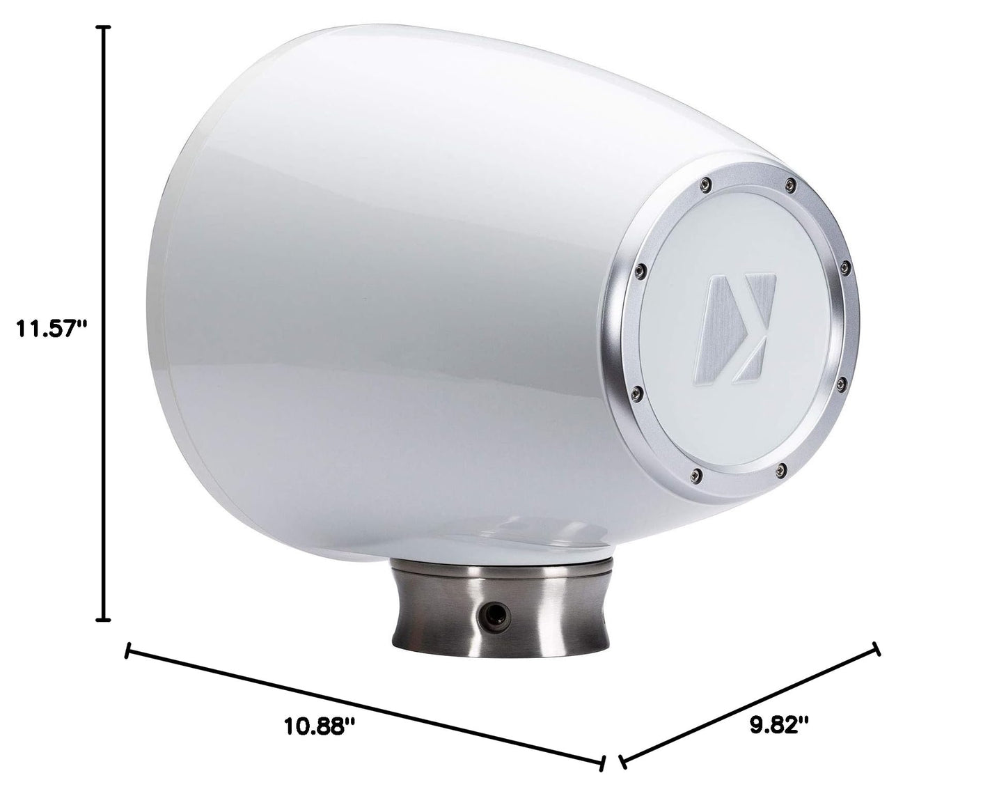 Kicker KMFC 9-Inch Tower System Speakers - White 47KMFC9W