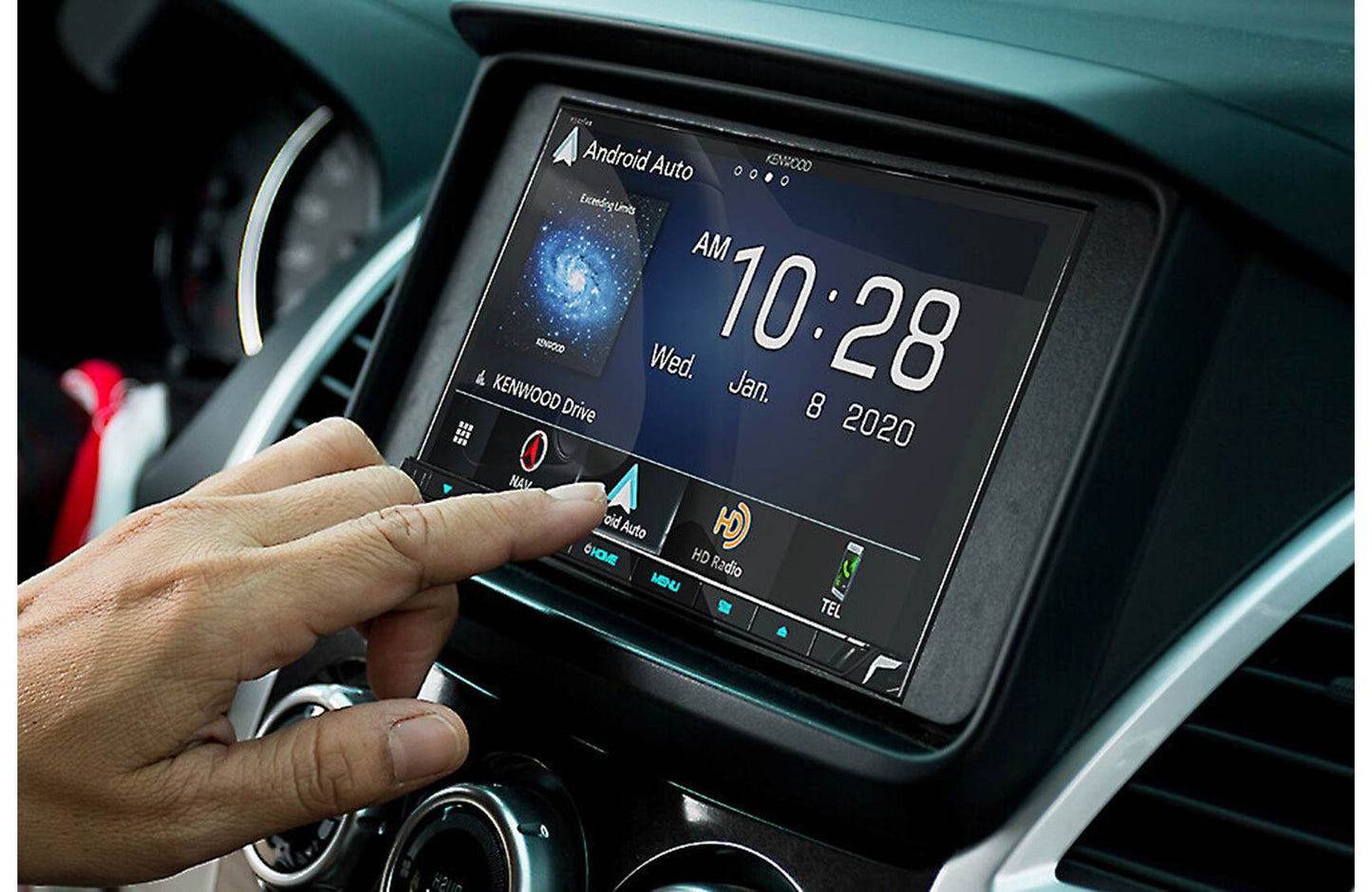 Kenwood DNX997XR 6.8" Apple CarPlay Android Auto GPS Car Stereo + SXV300V1 SiriusXM Satellite Tuner