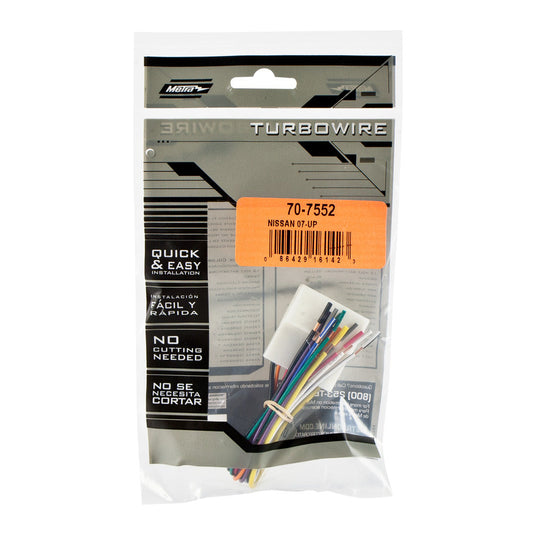 70-7552 METRA Radio Replacement Wiring Harness Nissan/Infiniti/Subaru/GM/Suzuki
