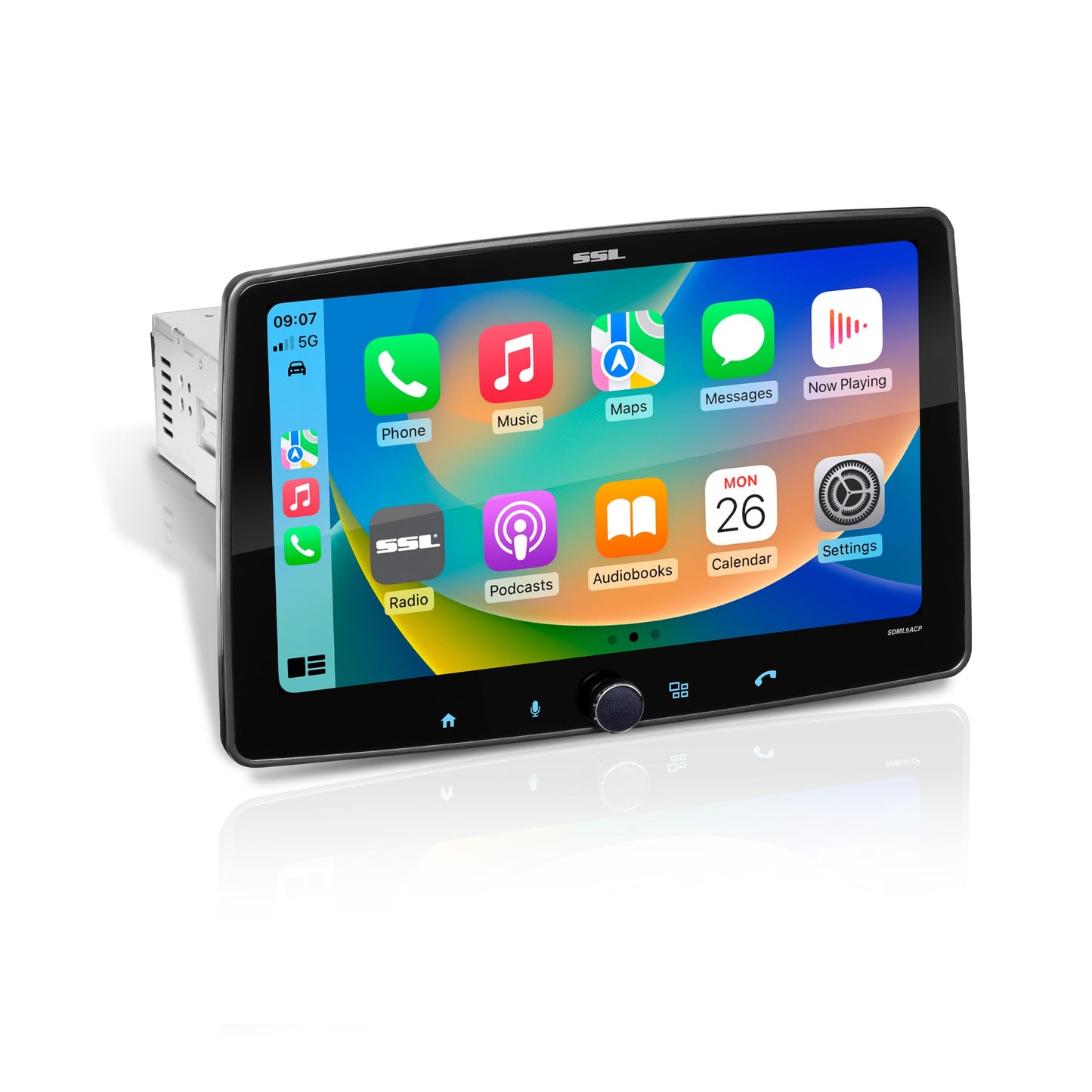 CLEARANCE! Sound Storm (BOSS) SDML9ACP 9" Floating Screen Car Stereo Apple CarPlay, Android Auto AM FM USB