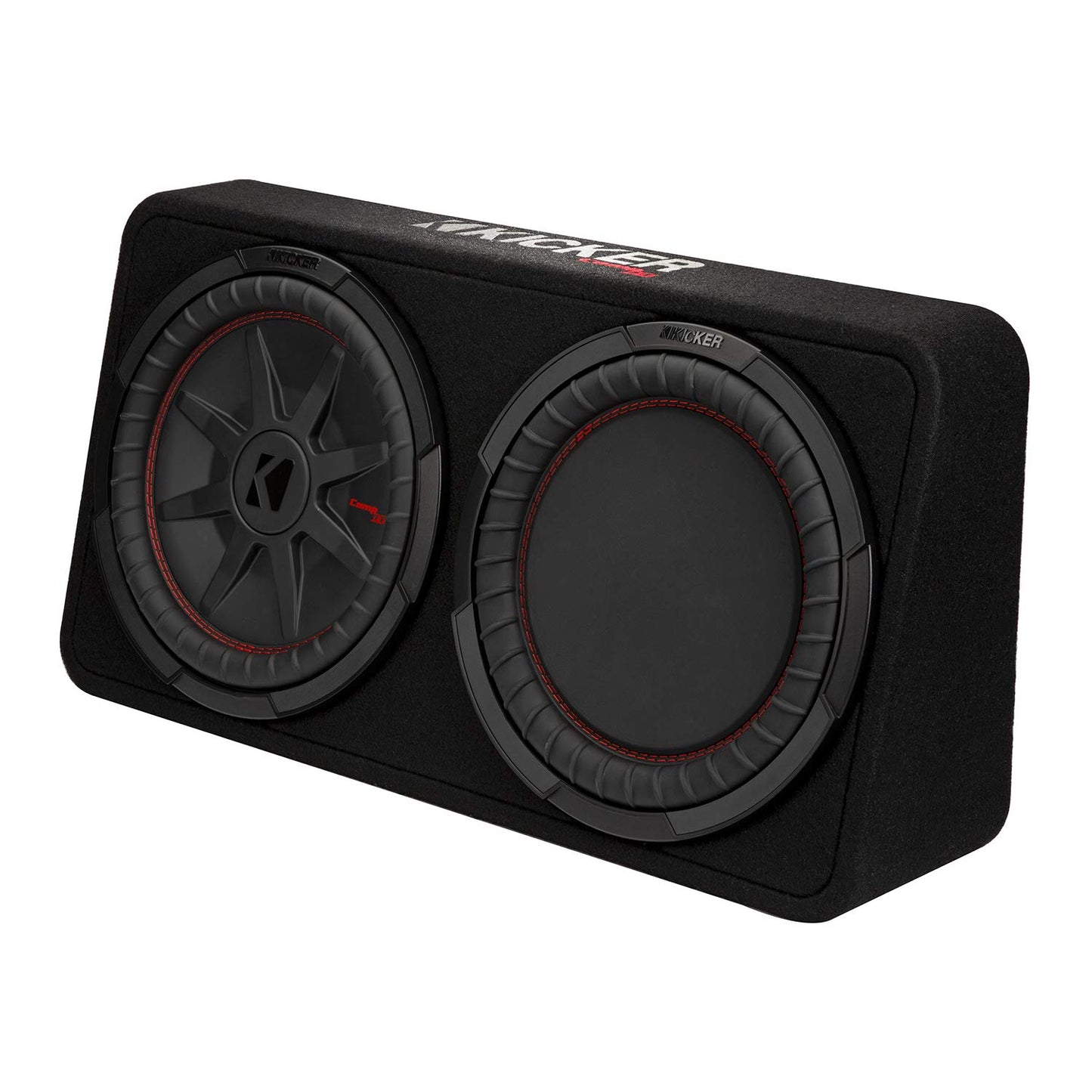 Kicker 48TCWRT122 CompRT 12" Subwoofer in Thin Profile Enclosure, 2 Ohm