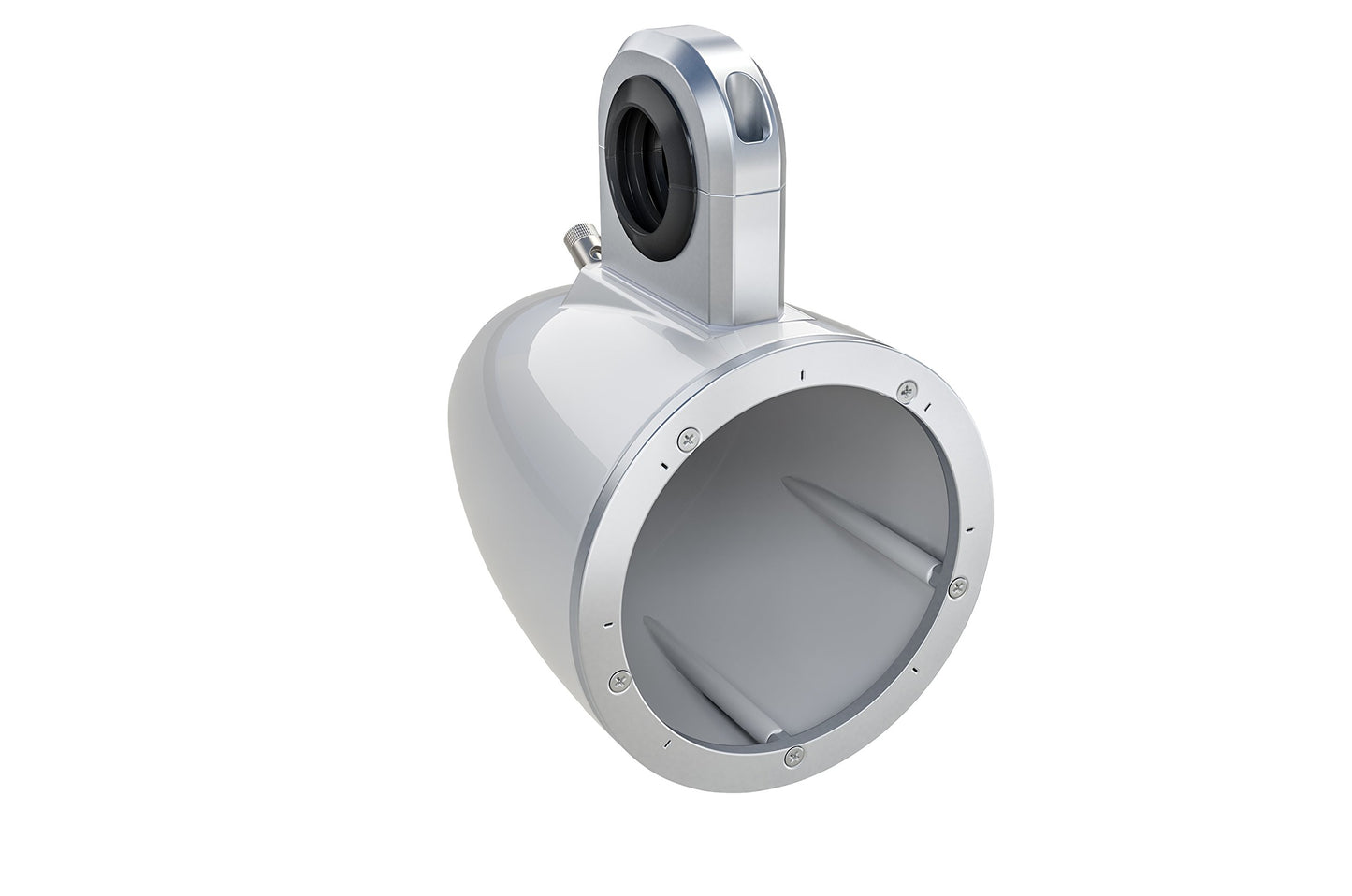 Kicker 12KMTESW Pair of Wake Tower/Roll Bar Speaker Enclosures, White