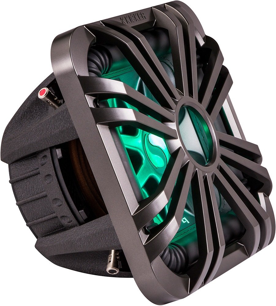 Kicker 10-inch (25cm) Square Subwoofer Grille for 11S10L7 LED Charcoal