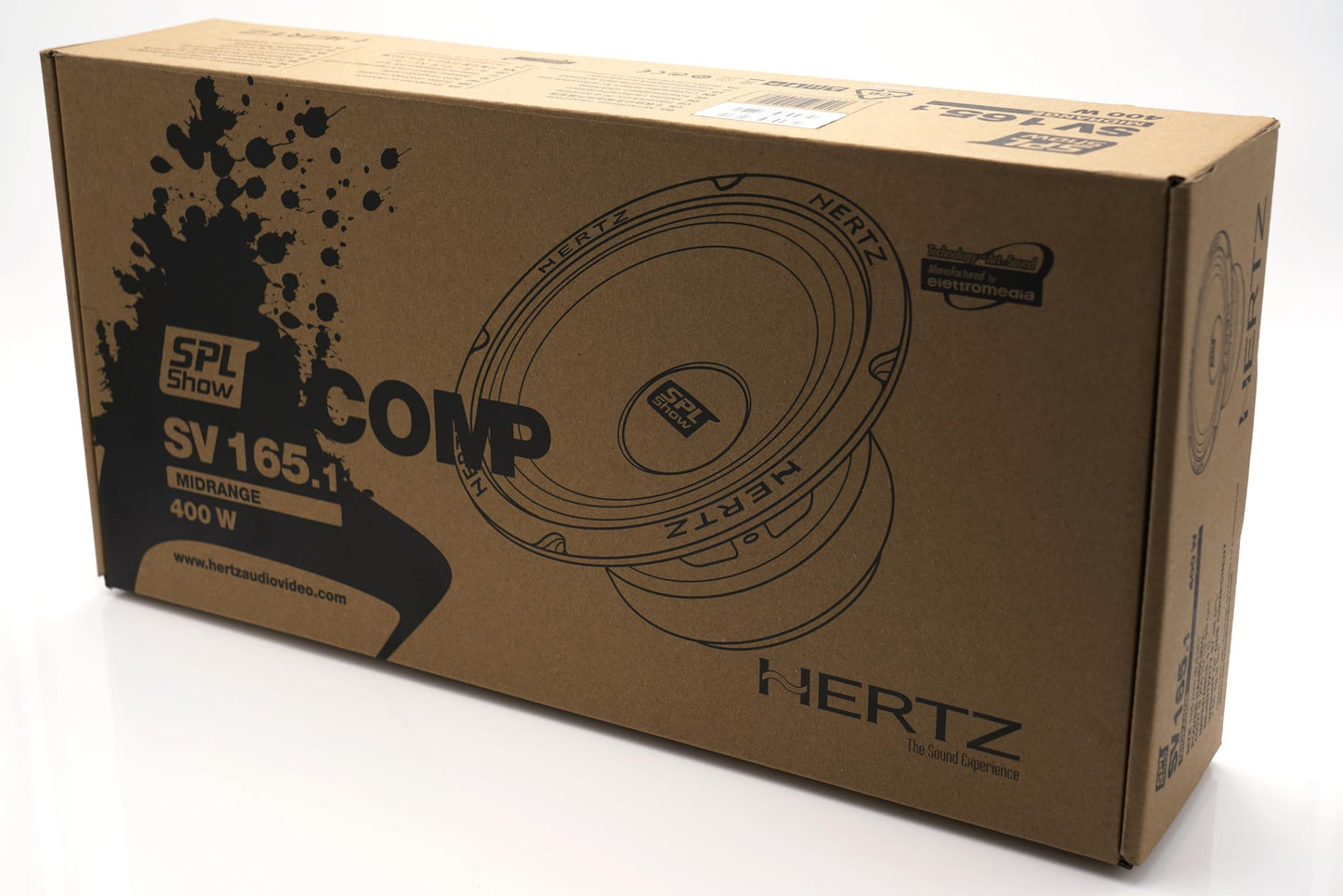 Hertz SPL Show SV 165.1 6.5" 4-Ohm SPL Midrange Speaker Drivers (Pair)