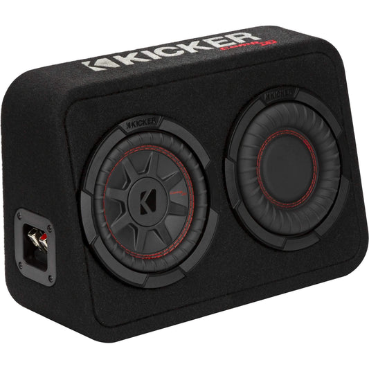 Kicker 48TCWRT672 CompRT 6.75" Subwoofer in Thin Profile Enclosure, 2 Ohm