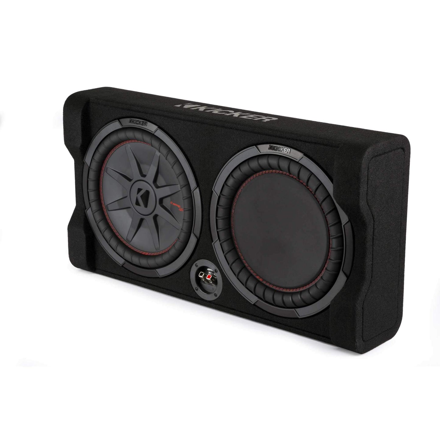 Kicker 48TRTP122 12" Thin Down-Firing Subwoofer w/Passive Radiator Enclosure