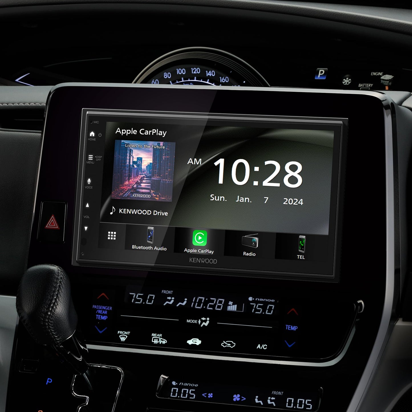 Kenwood DMX4710S Mechless 6.8" AM FM Bluetooth Car Stereo- Apple CarPlay, Android Auto