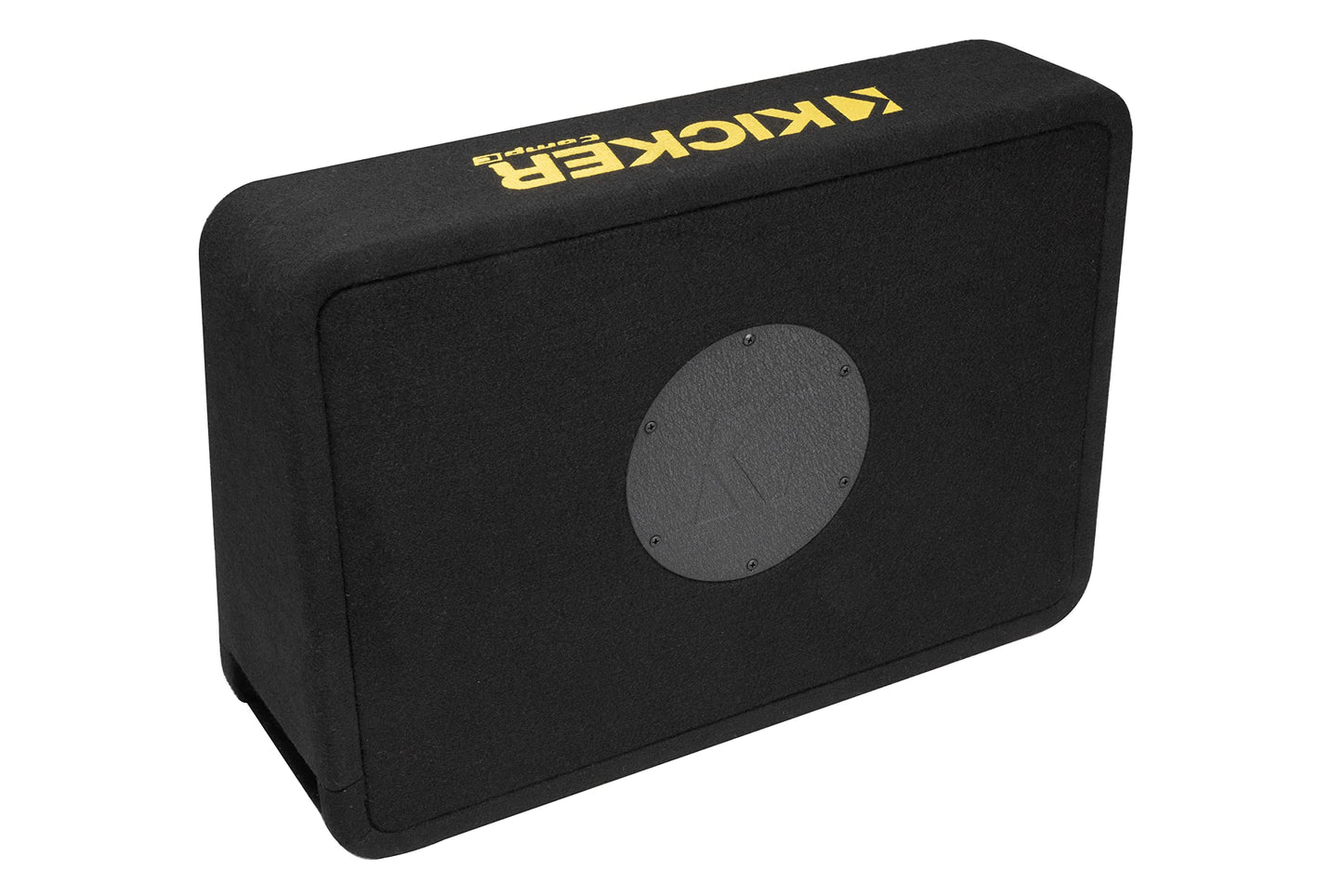 Kicker 50TCWC104 CompC 10" Subwoofer in Thin Profile Enclosure 4-Ohm