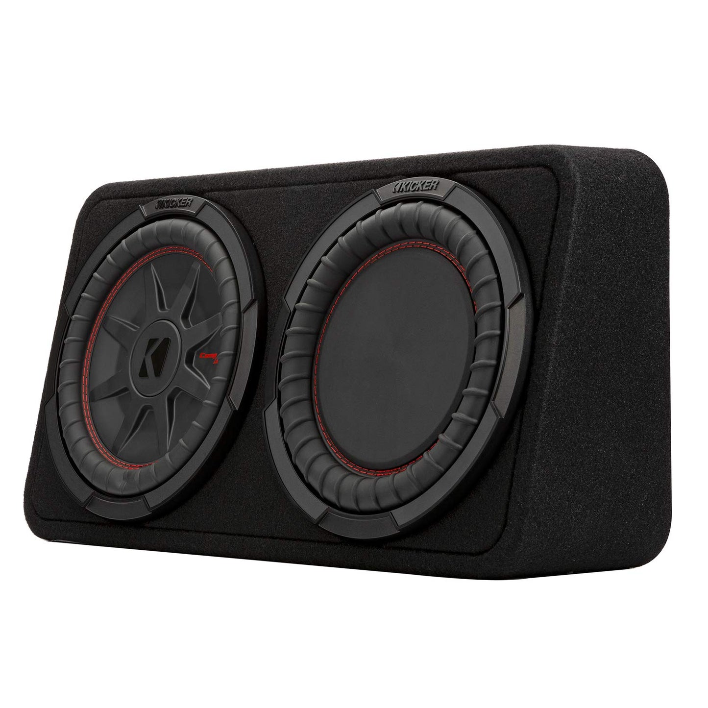 Kicker 48TCWRT102 CompRT 10" Subwoofer in Thin Profile Enclosure, 2 Ohm