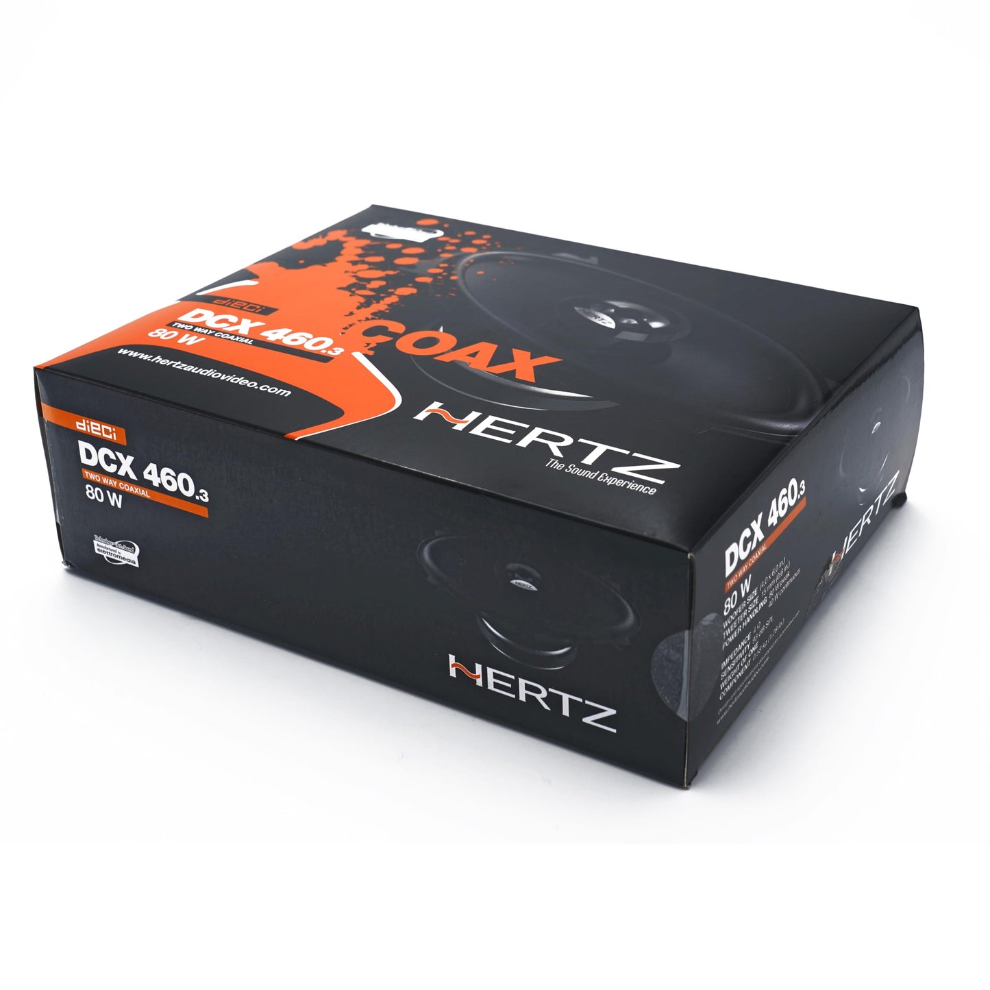 Hertz Dieci Series DCX 460.3 4x6 Two-Way Coaxial Speakers - Pair
