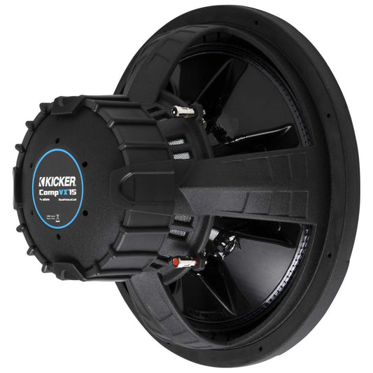 Kicker CompVX 50CVX154 15" Subwoofer, dual voice coil, 4Ω, 1000W RMS