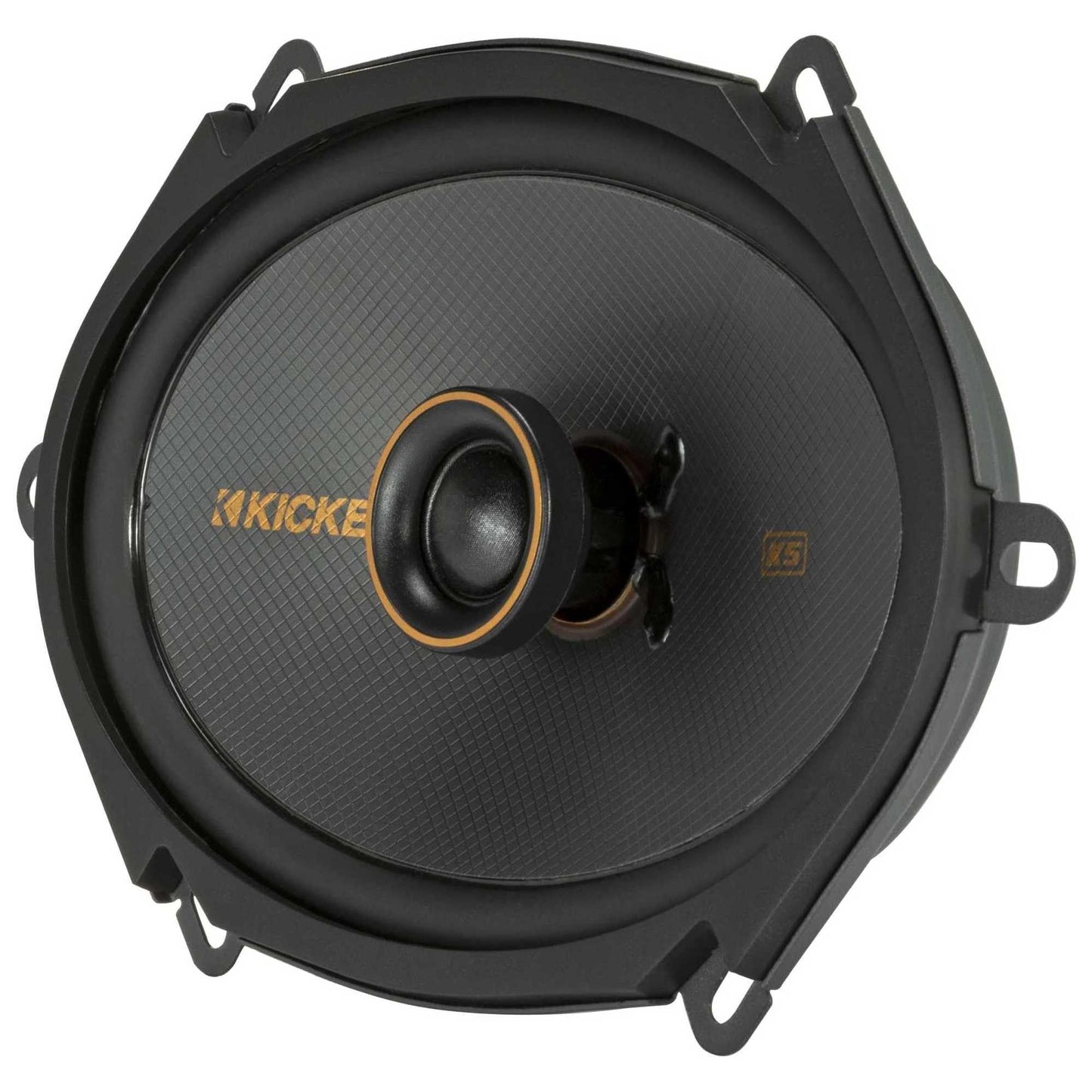 Kicker 51KSC6804 Coaxial Speaker System, 2-Way Design, Pair, 6" x 8"