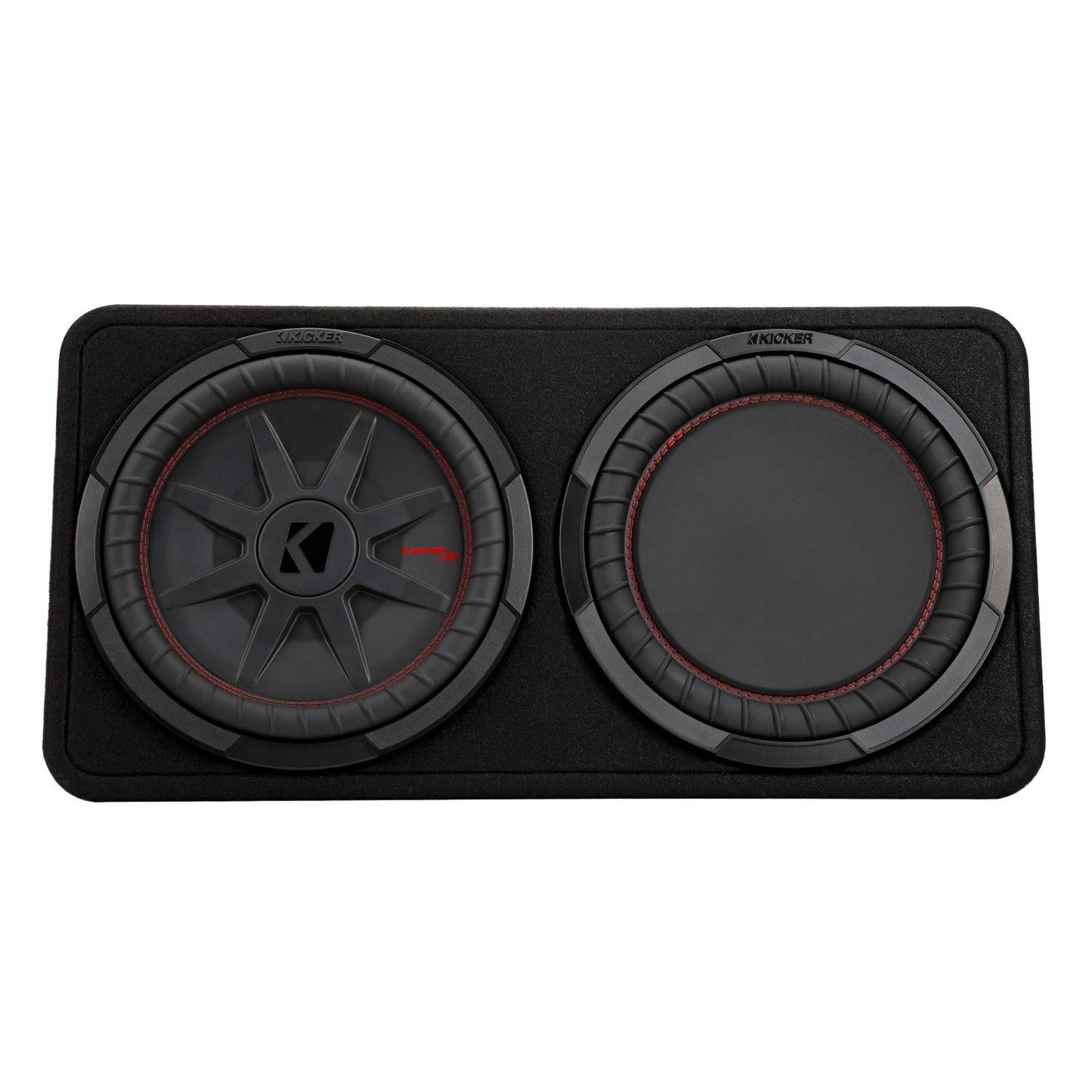 Kicker 48TCWRT122 CompRT 12" Subwoofer in Thin Profile Enclosure, 2 Ohm