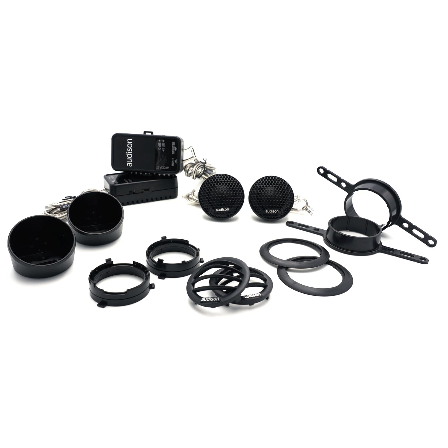 Audison AP 1P 1" Component Tweeters with Crossovers (Pair)