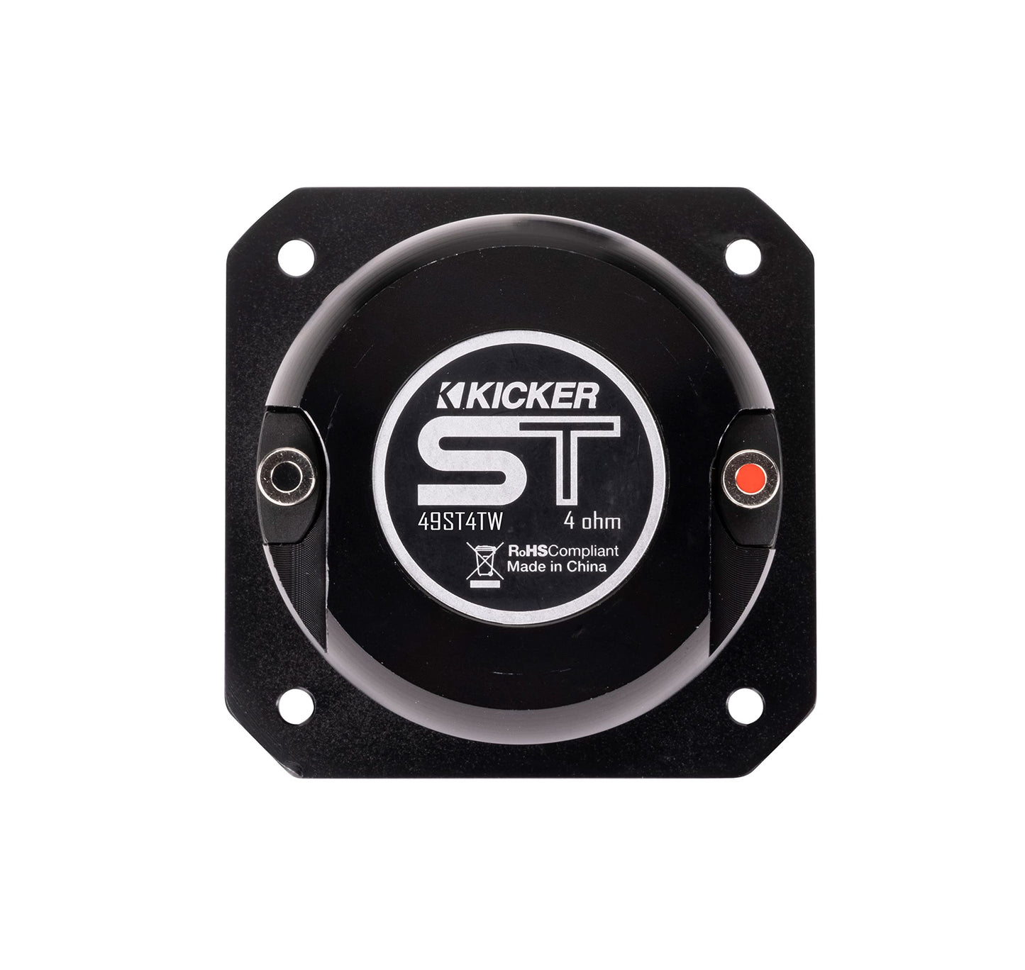Kicker 49ST4TW ST4TW 1.5" Pro Audio Dual Mount Bullet Tweeter, Single, 4 Ohm