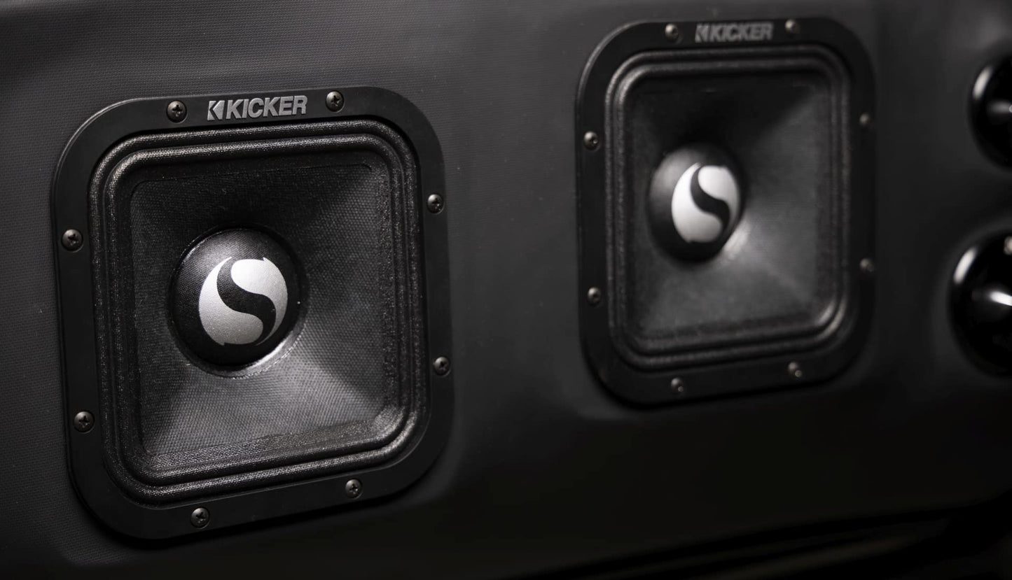 Kicker 49ST7MR4 7" Street Series Square Mid-Bass, Pair, 4 Ohm, Pair