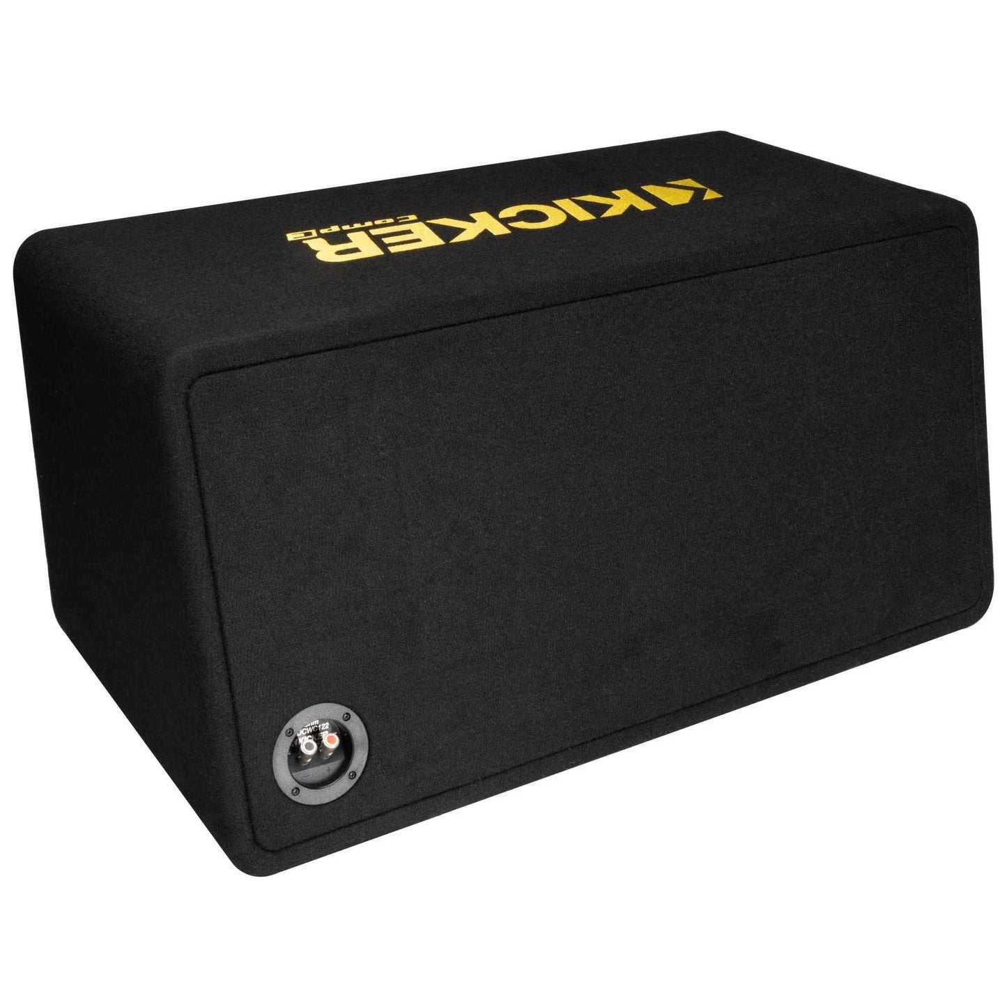 Kicker 50DCWC122 Dual CompC 12-inch Subwoofers in Vented Enclosure, 2-Ohm