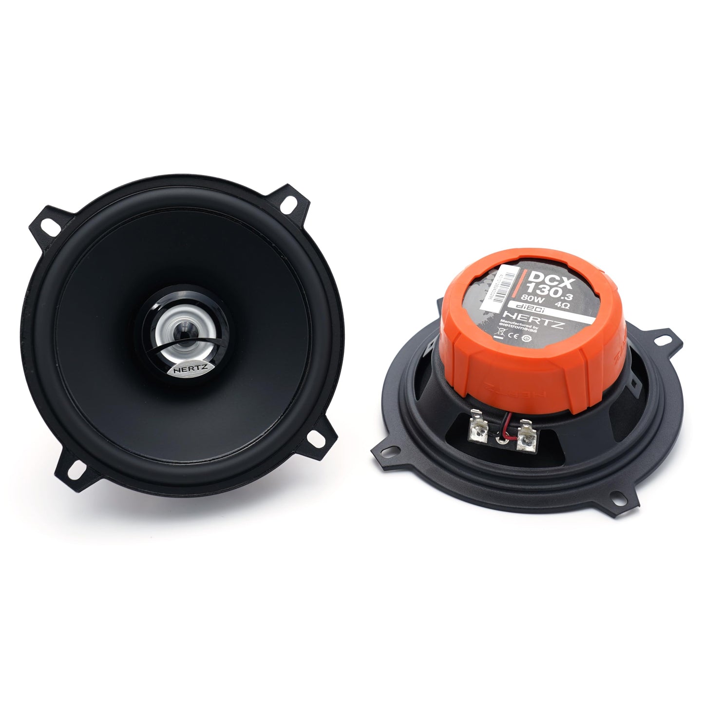 Hertz Dieci Series DCX 130.3 5.25" Two-Way Coaxial Speakers - Pair