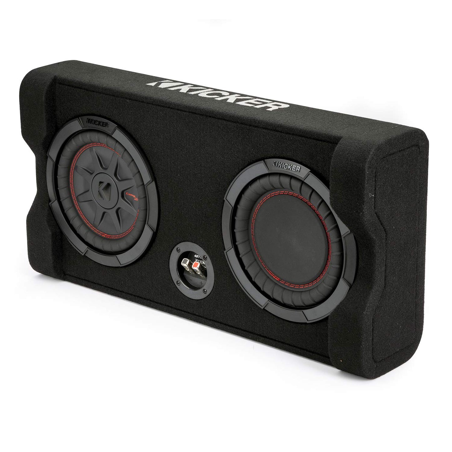 Kicker 48TRTP82 TRTP 8" Thin Down Firing Subwoofer w/ Passive Radiator Enclosure