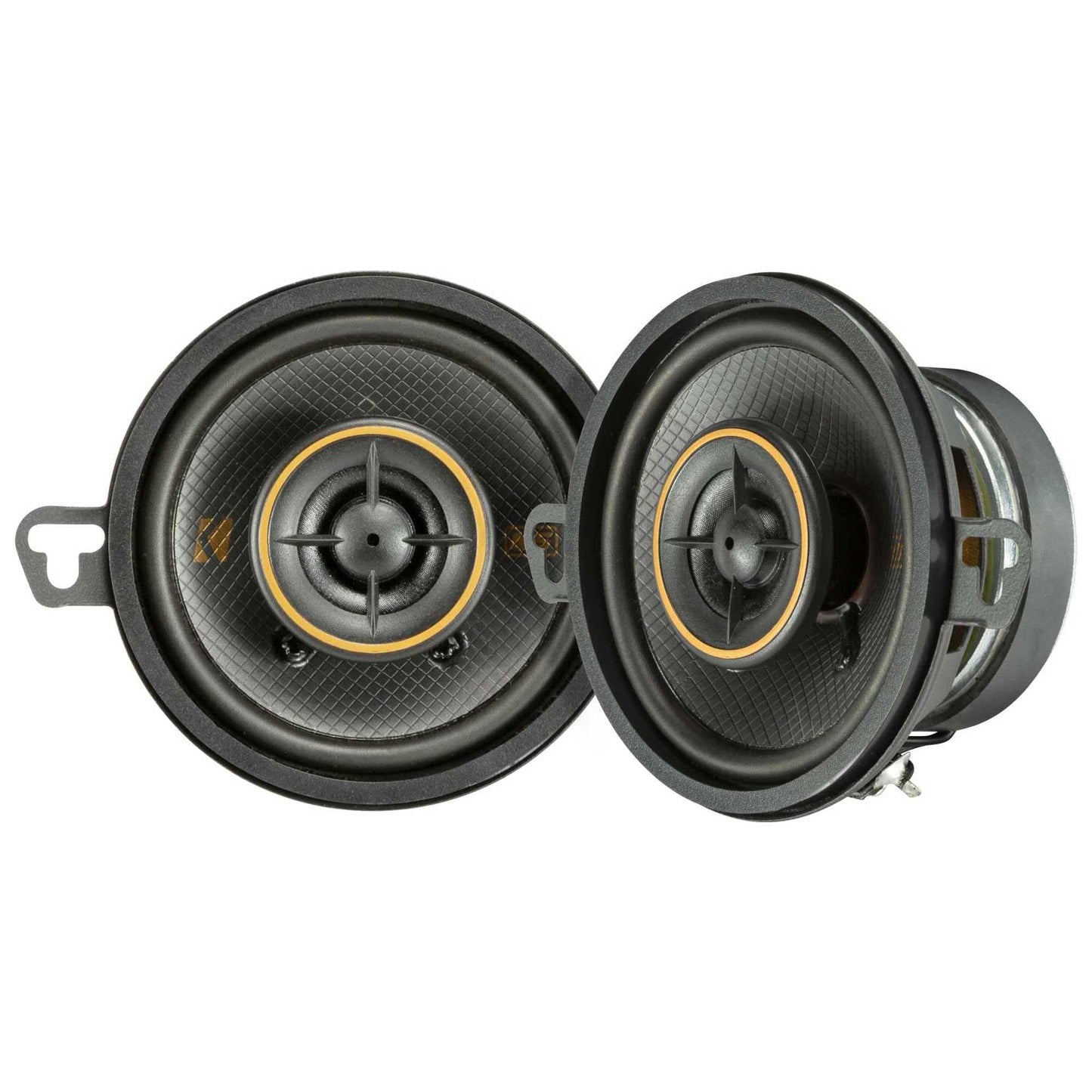 Kicker 51KSC3504 Coaxial Speaker System, 2-Way Design, Pair, 3.5"