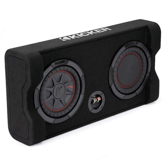Kicker 48TRTP82 TRTP 8" Thin Down Firing Subwoofer w/ Passive Radiator Enclosure