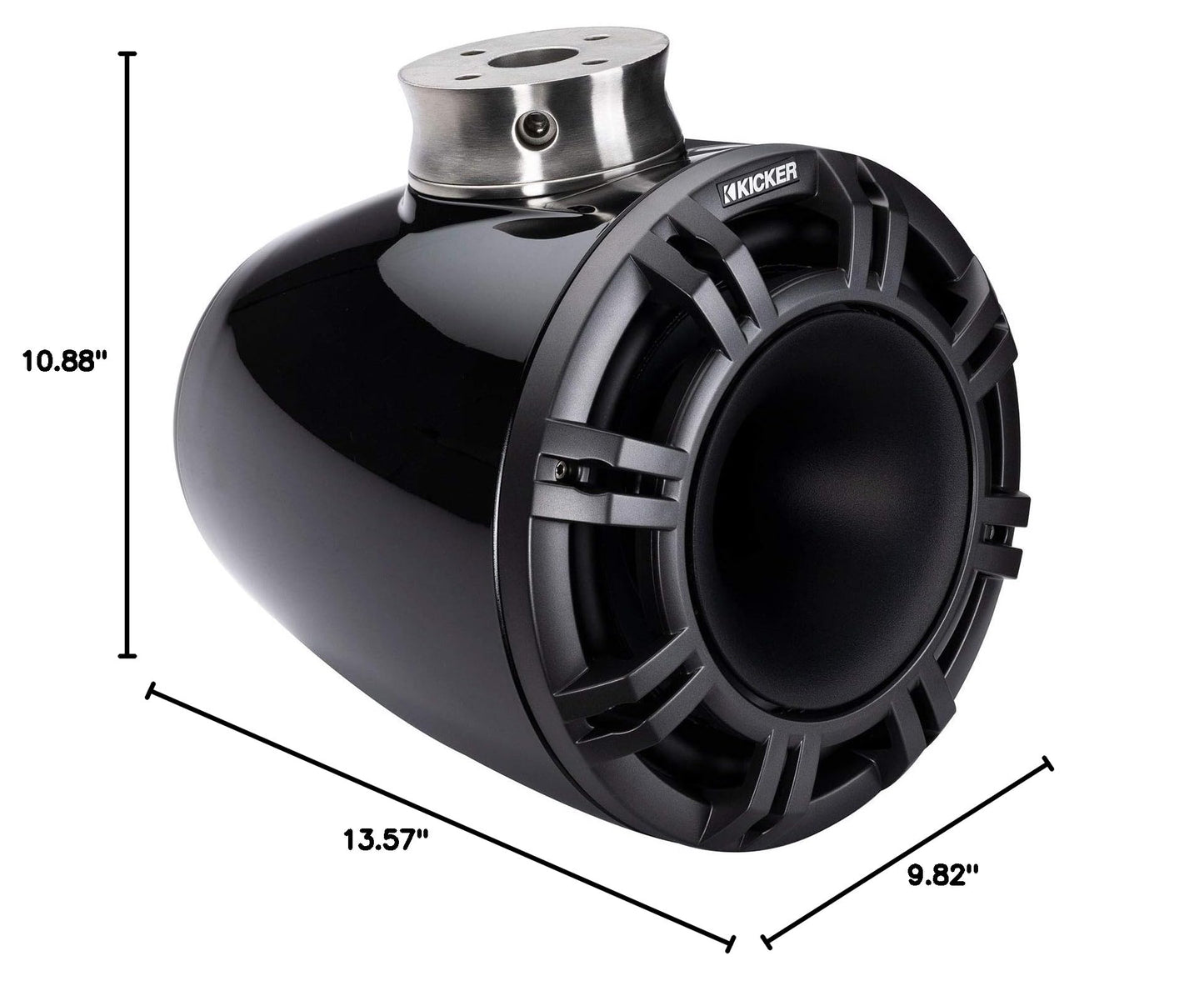 Kicker KMFC 9-Inch Tower System Speakers - Black 47KMFC9