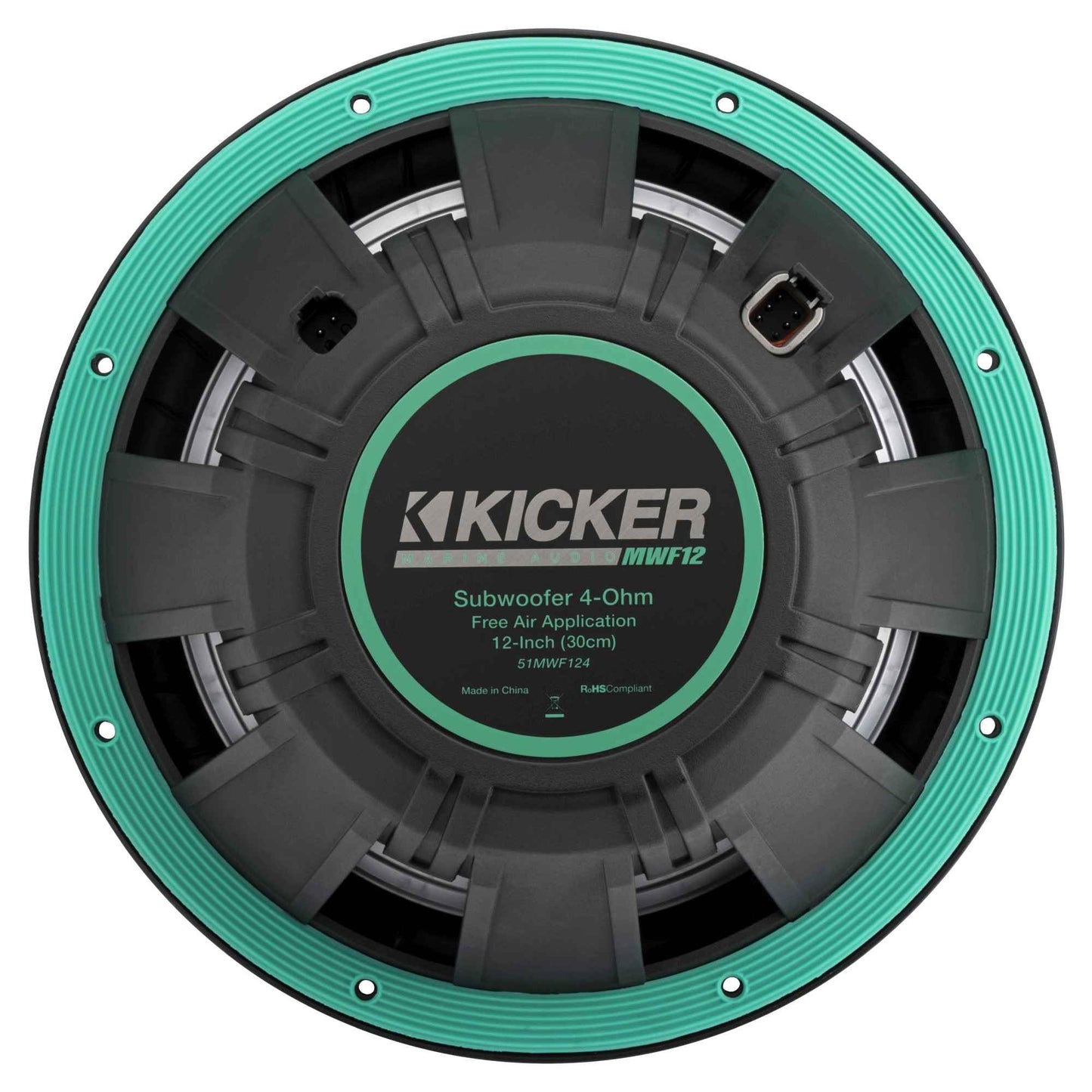 KICKER 51MWF124 - MWF 12-Inch Premium Marine Subwoofer (for Free-air Applicat...