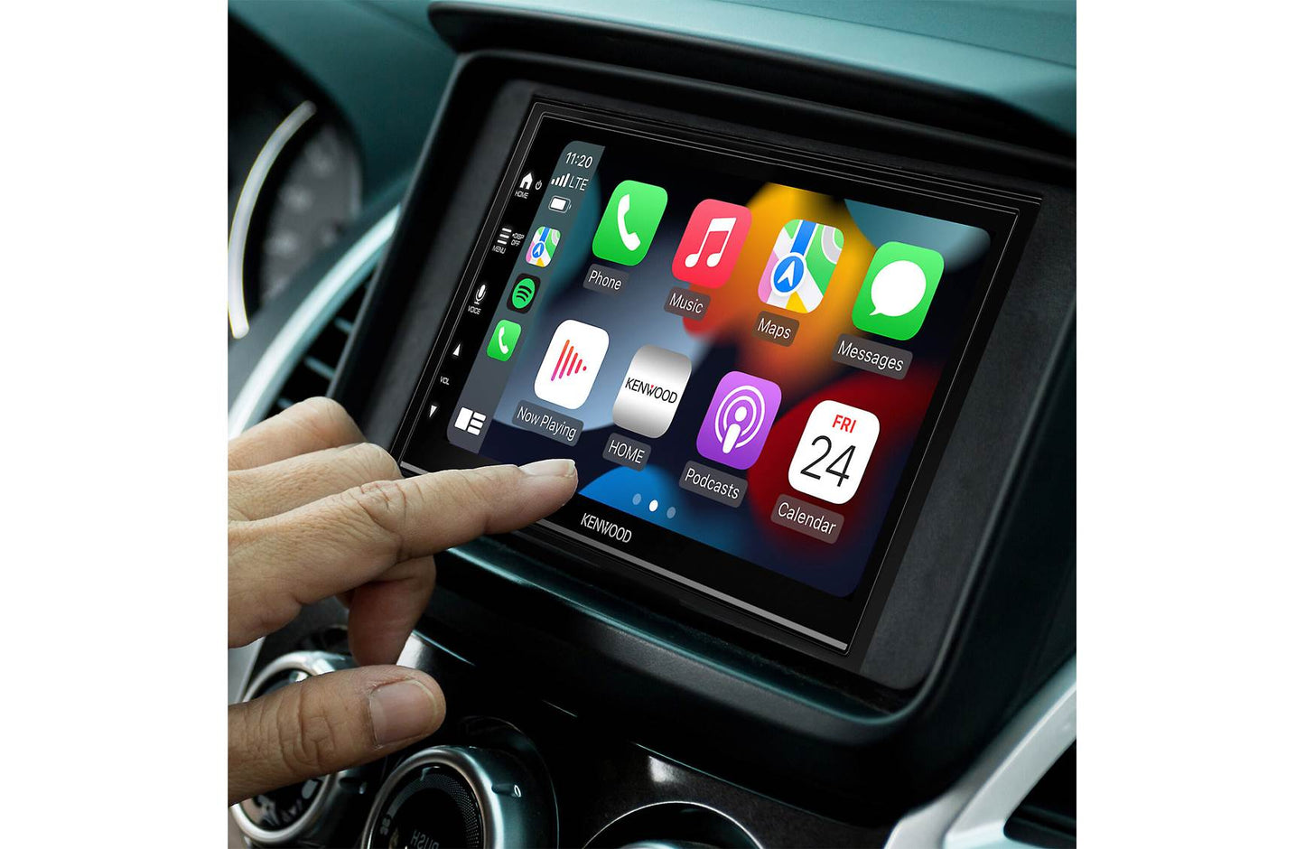 Kenwood DMX8709S 6.8" Touch Screen Car Stereo-Wireless Apple CarPlay, Android Auto + CMOS-230 Backup Camera