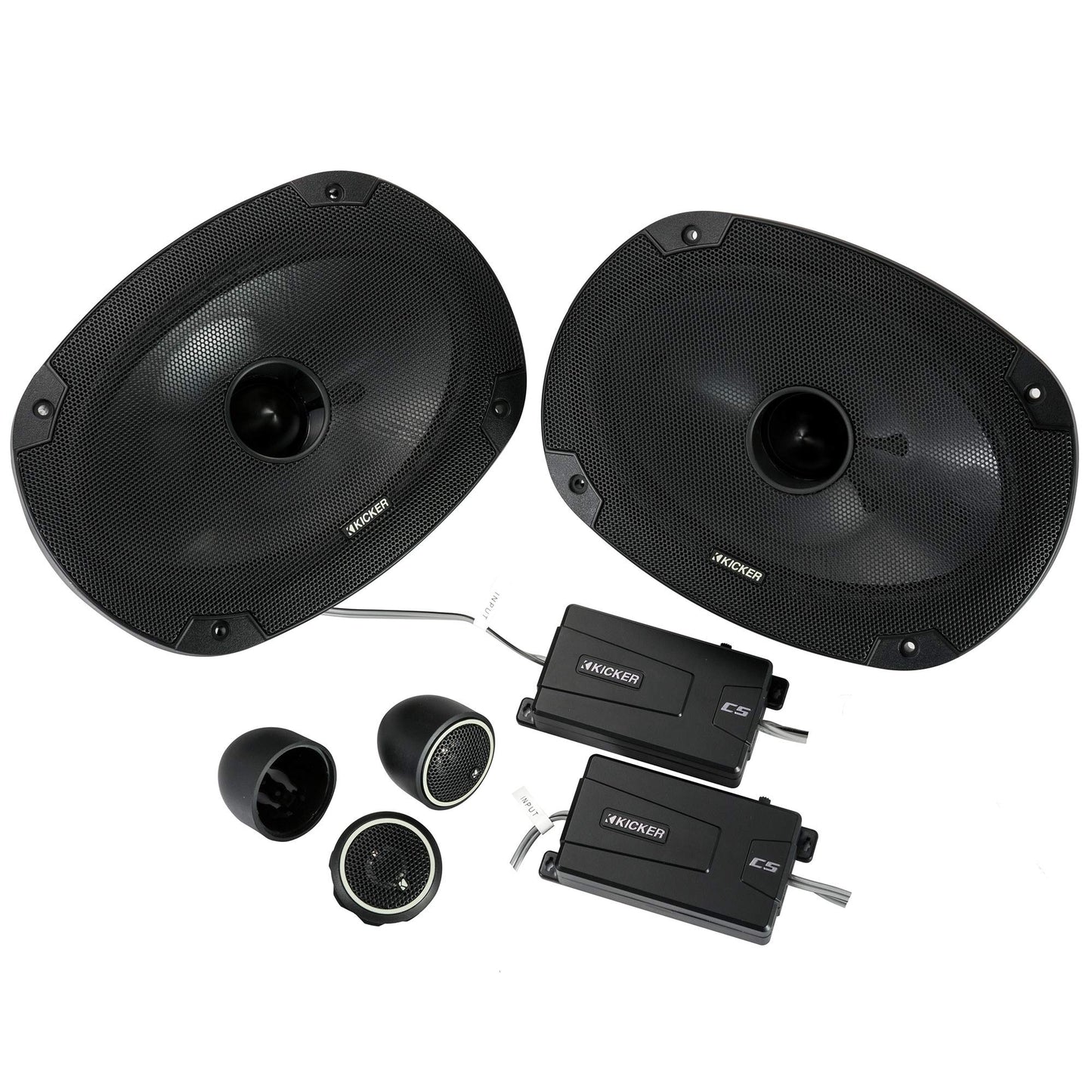 Kicker 46CSS694 CS-Series CSS69 6x9-Inch (160x230mm) Component Speakers (Pair)