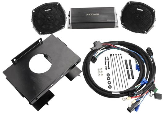 Kicker 50HDS962 5.75" Fairing Speaker Upgrade Kit Compatible with 1996-2013 Harley Davidson Motorcycles