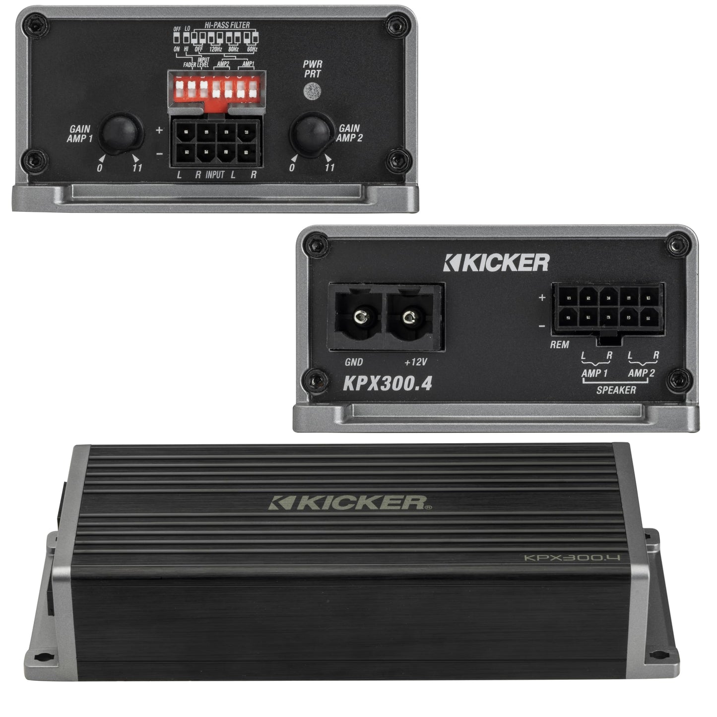 Kicker 50HDS962 5.75" Fairing Speaker Upgrade Kit Compatible with 1996-2013 Harley Davidson Motorcycles