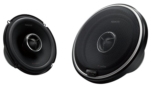 Kenwood eXcelon KFC-X175 6-1/2" 2-Way Coaxial Car Speakers 80W RMS (Pair)