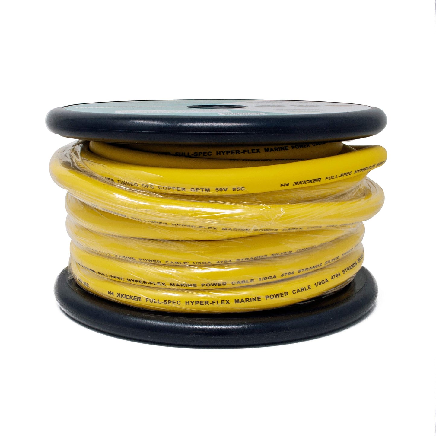 Kicker 47KMWPY050 Marine 1/0awg Power Wire, 50ft, Yellow