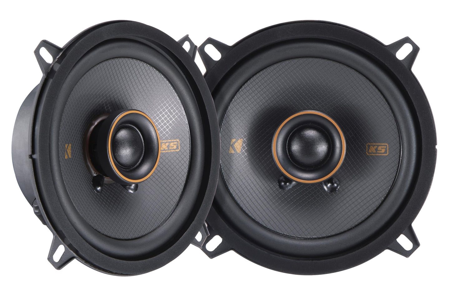 Kicker 51KSC504 Coaxial Speaker System, 2-Way Design, Pair, 5.25"