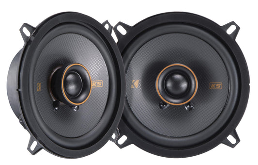 Kicker 51KSC504 Coaxial Speaker System, 2-Way Design, Pair, 5.25"