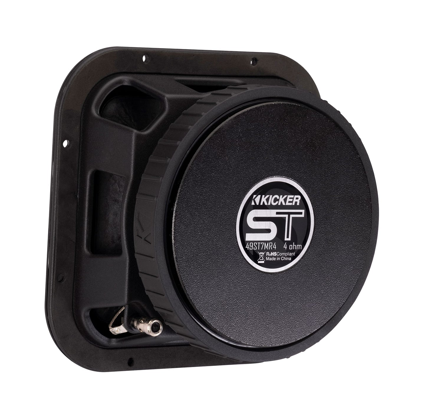 Kicker 49ST7MR4 7" Street Series Square Mid-Bass, Pair, 4 Ohm, Pair