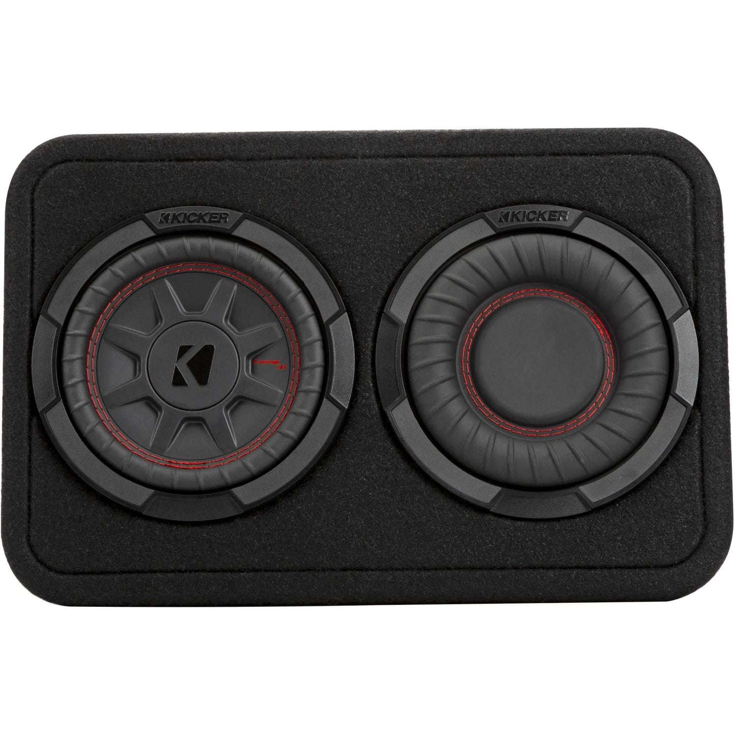 Kicker 48TCWRT672 CompRT 6.75" Subwoofer in Thin Profile Enclosure, 2 Ohm