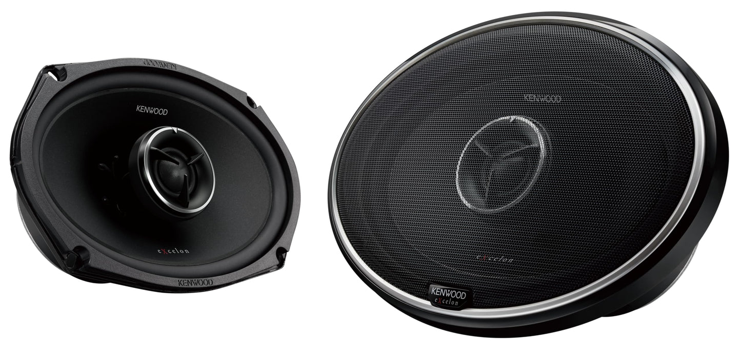 Kenwood KFC-X695 6x9 2-Way Car Speakers 300W, Shallow Mount