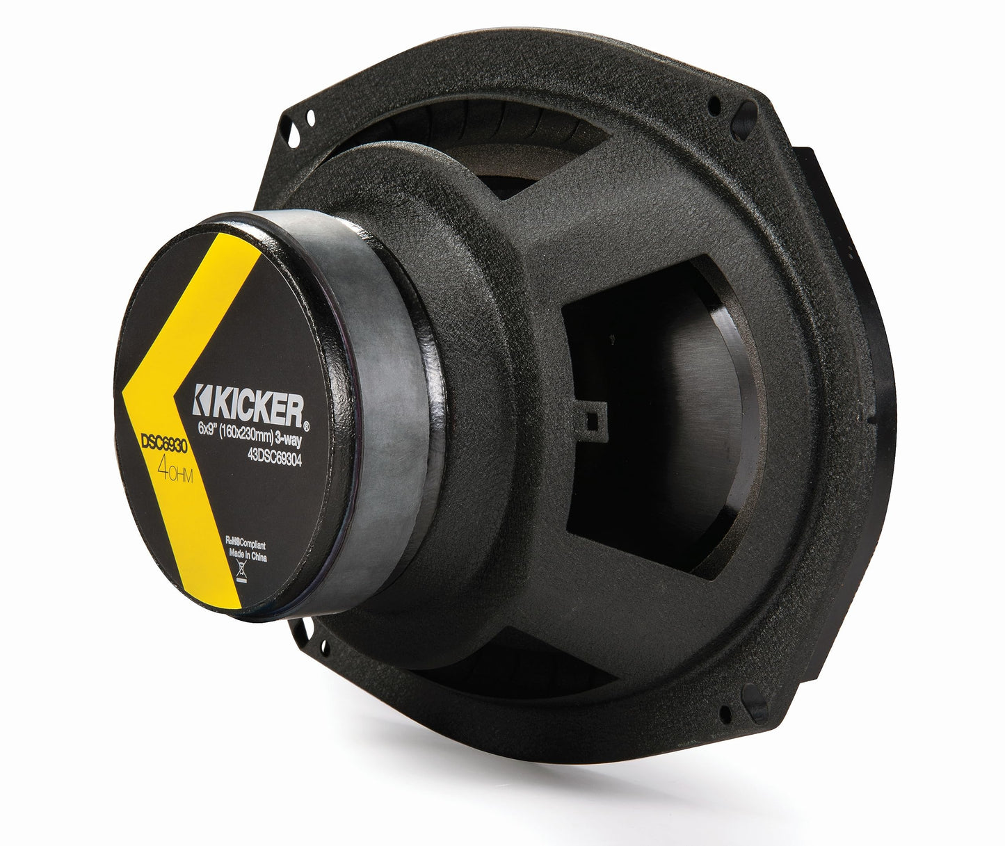 Kicker DSC6930 6x9-Inch (160x230mm) 3-Way Speakers, 4-Ohm (Pair)
