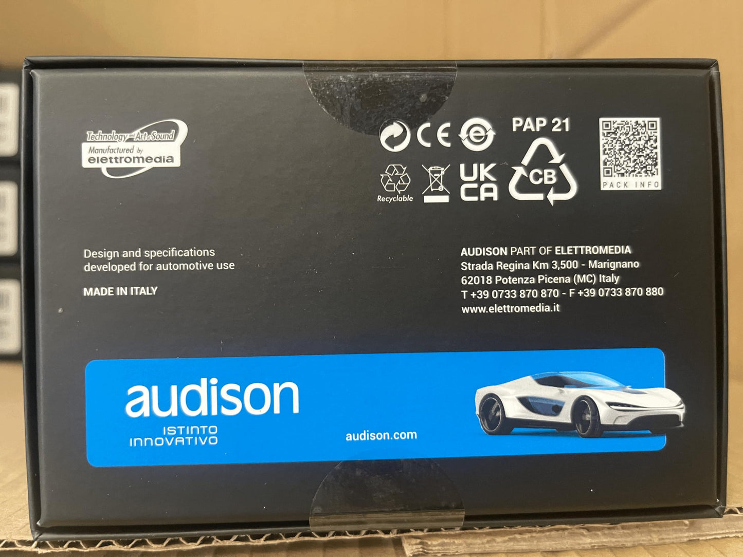 Audison DRC MP CAN Digital Remote Control, Fits FORZA DSP Amplifiers