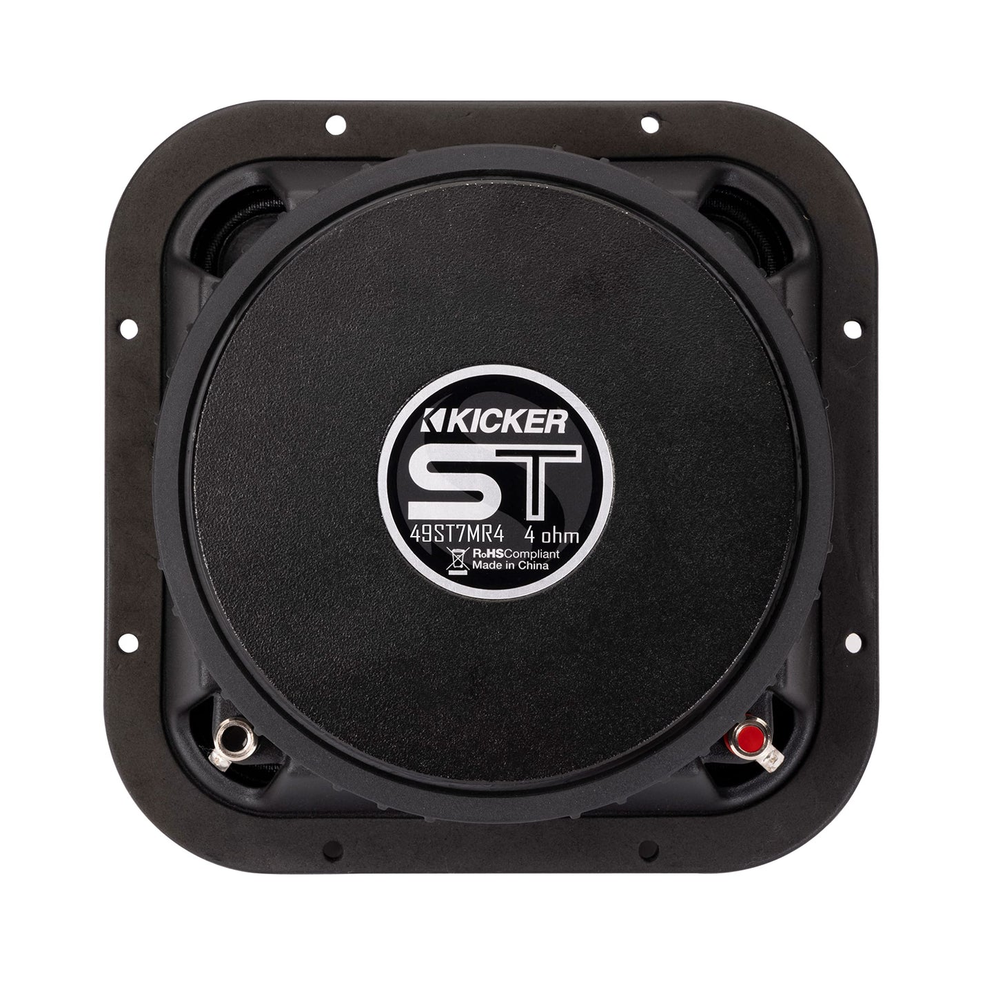 Kicker 49ST7MR4 7" Street Series Square Mid-Bass, Pair, 4 Ohm, Pair