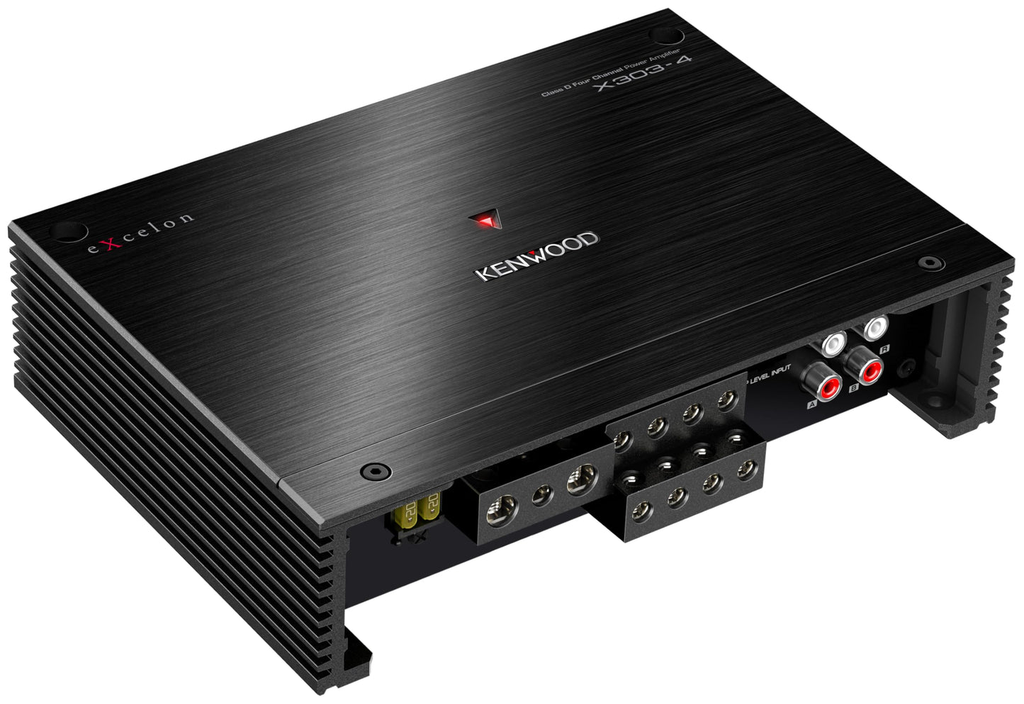 Kenwood Excelon X303-4 Class D 4-Channel Power Amplifier High-Performance