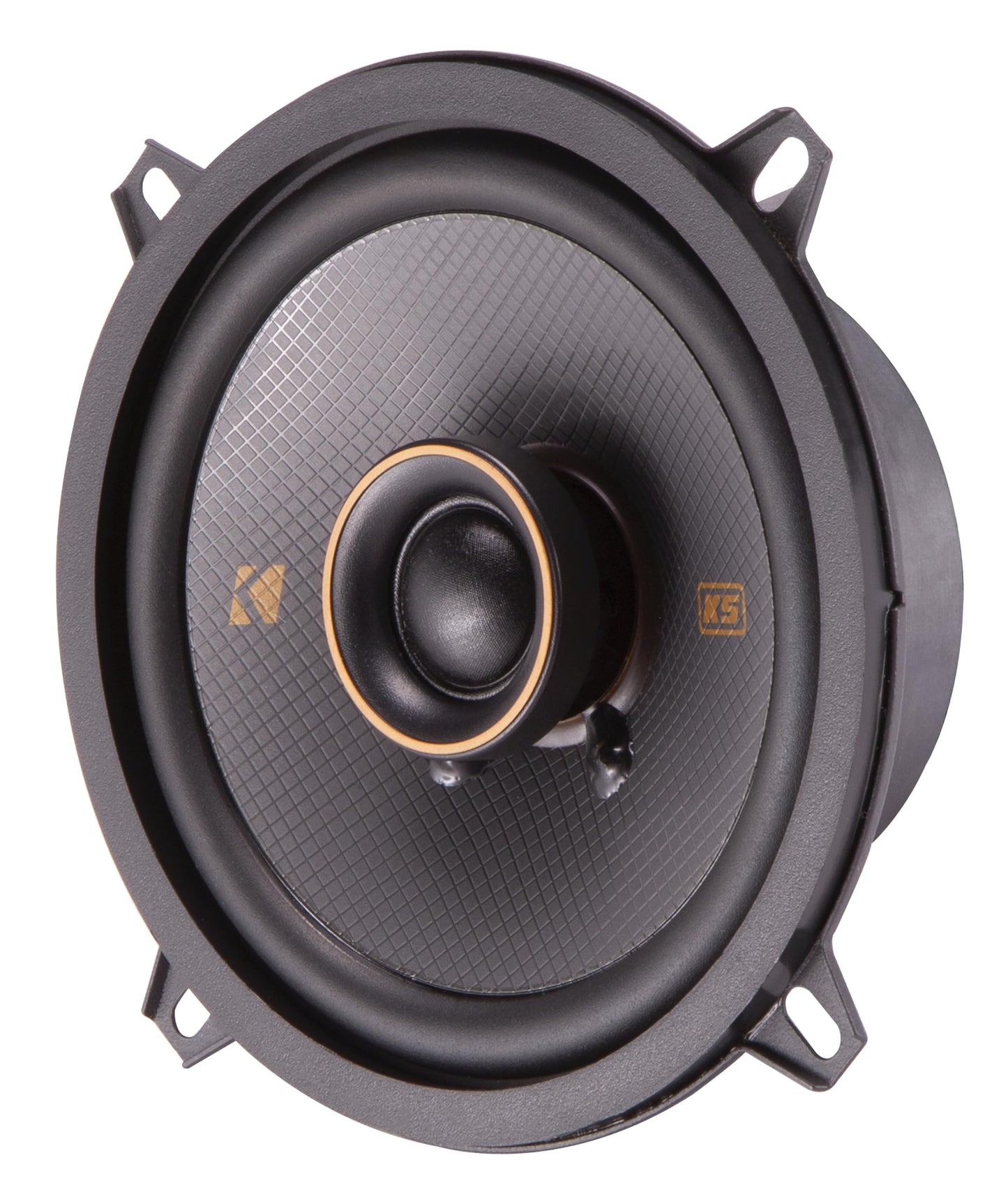 Kicker 51KSC504 Coaxial Speaker System, 2-Way Design, Pair, 5.25"